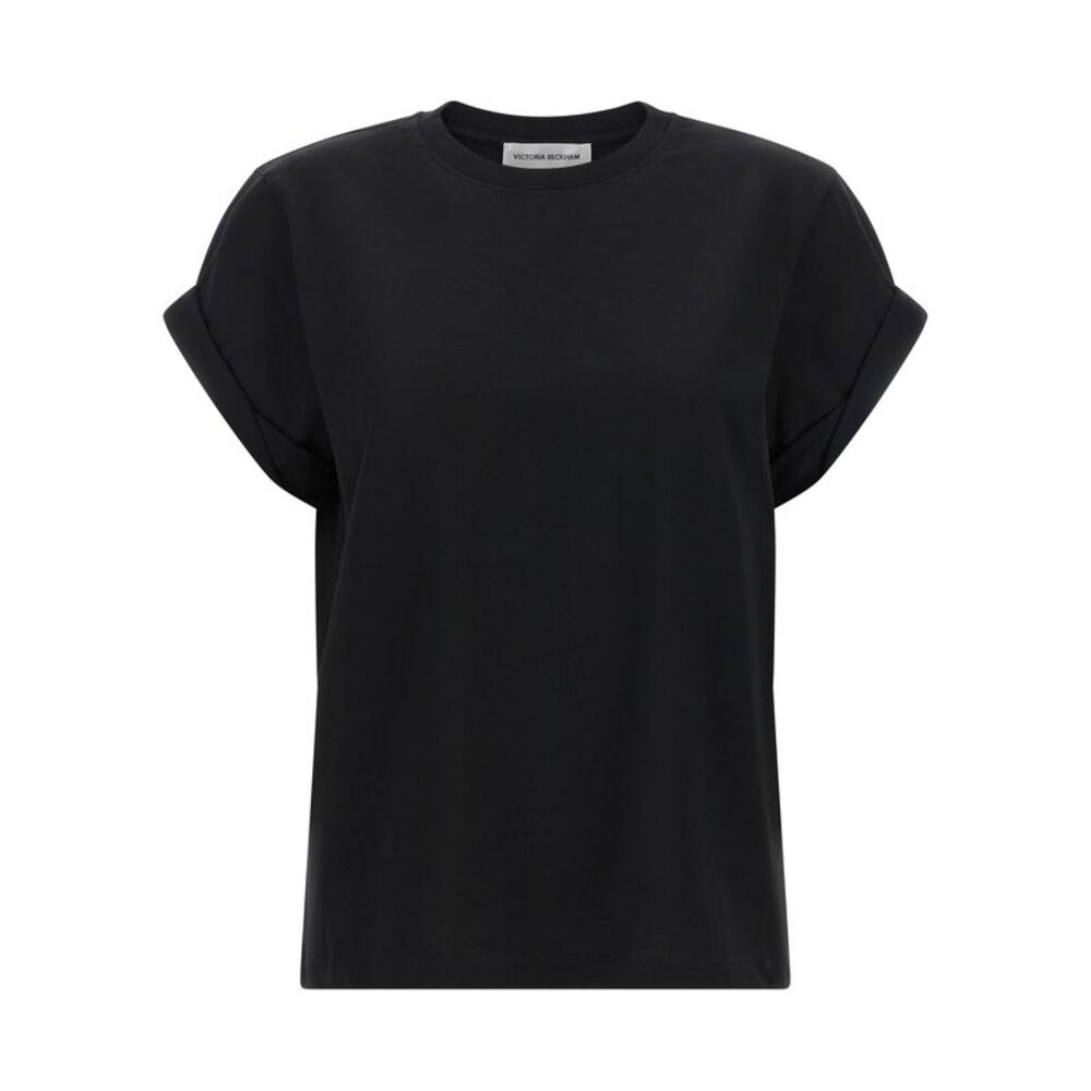 Victoria Beckham Black Cotton Women's T-Shirt